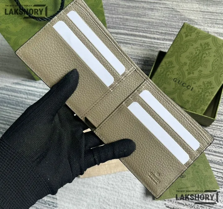 Gucci 1:1 Mirror Replica Jumbo GG Bifold Leather Coin Wallet 9CM/3.5IN Gucci Replica Wallets Gucci 1:1 Mirror Replica Jumbo GG Bifold Leather Coin Wallet 9CM/3.5IN Gucci Replica Wallets