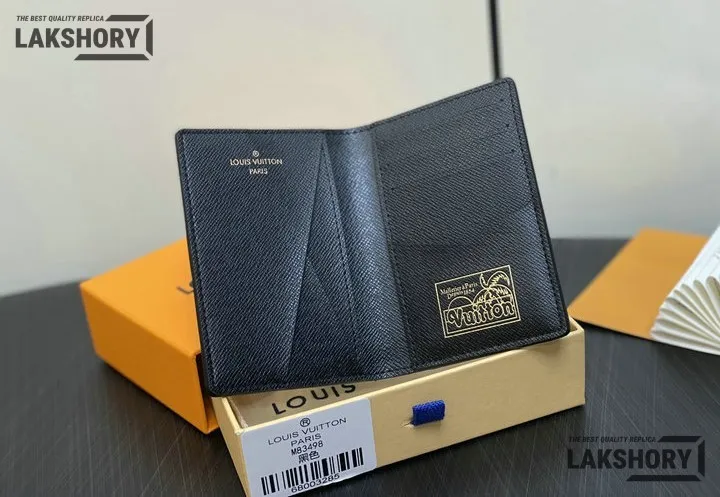 Louis Vuitton 1:1 Mirror Replica Pocket Organizer Monogram Surfin’ 7.5CM/3IN Louis Vuitton Replica Wallets Louis Vuitton 1:1 Mirror Replica Pocket Organizer Monogram Surfin’ 7.5CM/3IN Louis Vuitton Replica Wallets