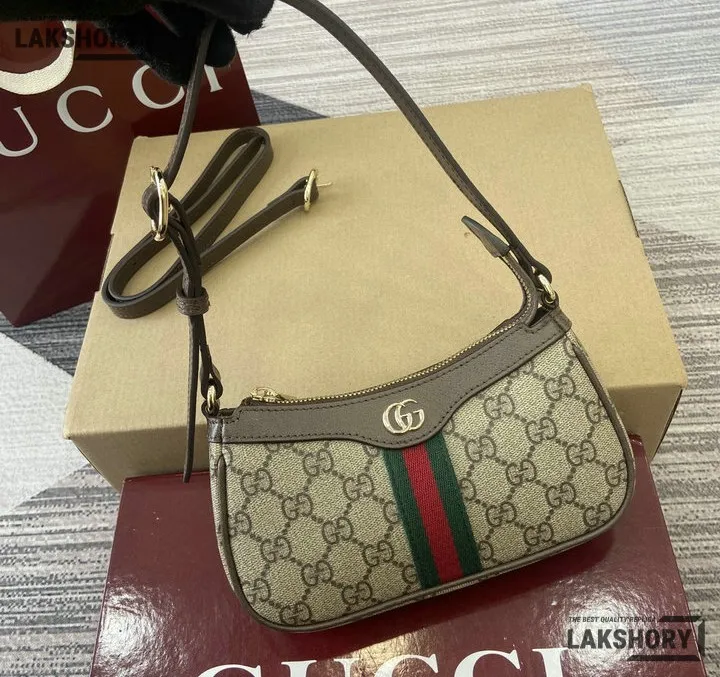 Gucci 1:1 Mirror Replica GG Ophidia Mini Shoulder Bag 19.5CM/7.7IN Gucci Replica Ophidia Bags Gucci 1:1 Mirror Replica GG Ophidia Mini Shoulder Bag 19.5CM/7.7IN Gucci Replica Ophidia Bags