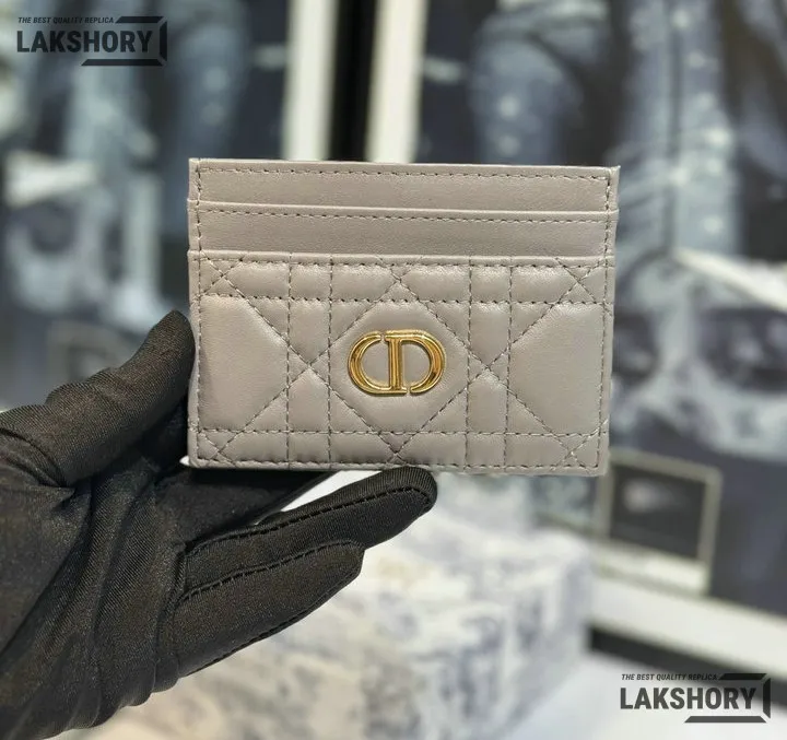 Dior 1:1 Mirror Replica Dior Caro Freesia Card Holder Christian Dior Replica Wallets Dior 1:1 Mirror Replica Dior Caro Freesia Card Holder Christian Dior Replica Wallets