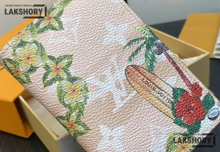 Louis Vuitton 1:1 Mirror Replica Pocket Organizer Monogram Surfin’ 7.5CM/3IN Louis Vuitton Replica Wallets Louis Vuitton 1:1 Mirror Replica Pocket Organizer Monogram Surfin’ 7.5CM/3IN Louis Vuitton Replica Wallets