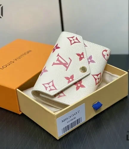 Louis Vuitton 1:1 Mirror Replica Victorine Wallet Monogram Empreinte 9.5CM/3.7IN Louis Vuitton Replica Wallets