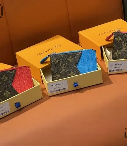 Louis Vuitton 1:1 Mirror Replica Romy Card Holder Monogram Canvas 8CM/3.1IN Louis Vuitton Replica Wallets