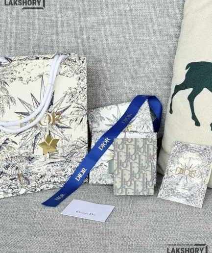 Dior 1:1 Mirror Replica 30 Montaigne Dandelion Card Holder 8CM/3.1IN Christian Dior Replica Wallets