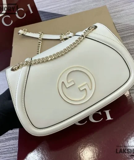 Gucci 1:1 Mirror Replica Blondie Medium Leather Shoulder Bag 26CM/10.2IN Gucci Replica Blondie Bags