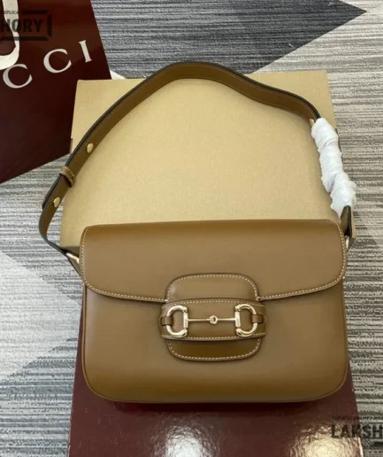 Gucci 1:1 Mirror Replica Horsebit 1955 Medium Shoulder Bag 26CM/10.2IN Gucci Replica Horsebit Bags