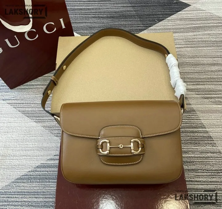 Gucci 1:1 Mirror Replica Horsebit 1955 Medium Shoulder Bag 26CM/10.2IN Gucci Replica Horsebit Bags Gucci 1:1 Mirror Replica Horsebit 1955 Medium Shoulder Bag 26CM/10.2IN Gucci Replica Horsebit Bags