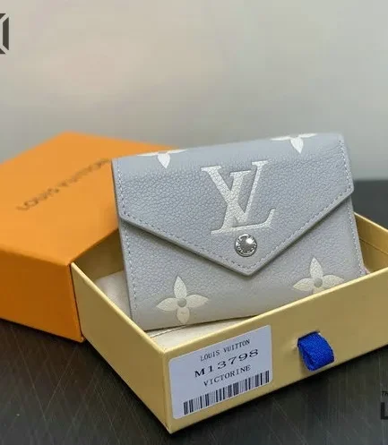 Louis Vuitton 1:1 Mirror Replica Empreinte Monogram Giant Victorine Wallet 12CM/4.7IN Louis Vuitton Replica Wallets