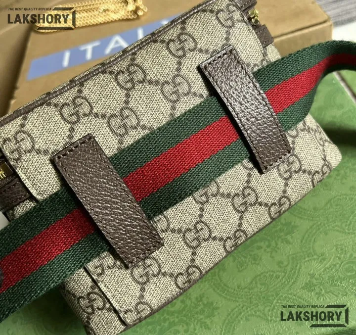 Gucci 1:1 Mirror Replica Small GG Supreme Ophidia Belt Bag 18CM/7.1IN Gucci Replica Ophidia Bags Gucci 1:1 Mirror Replica Small GG Supreme Ophidia Belt Bag 18CM/7.1IN Gucci Replica Ophidia Bags