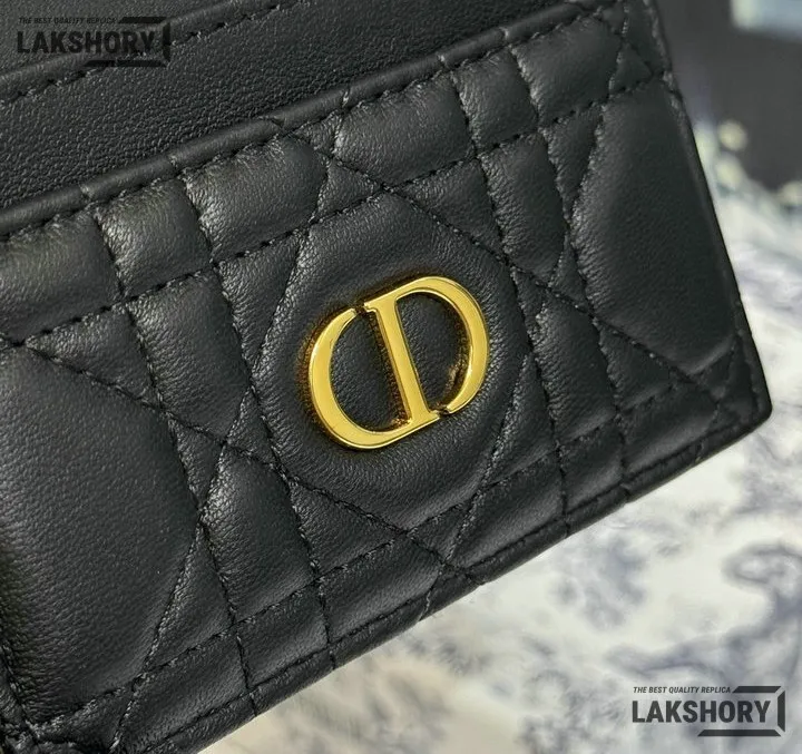 Dior 1:1 Mirror Replica Dior Caro Freesia Card Holder Christian Dior Replica Wallets Dior 1:1 Mirror Replica Dior Caro Freesia Card Holder Christian Dior Replica Wallets