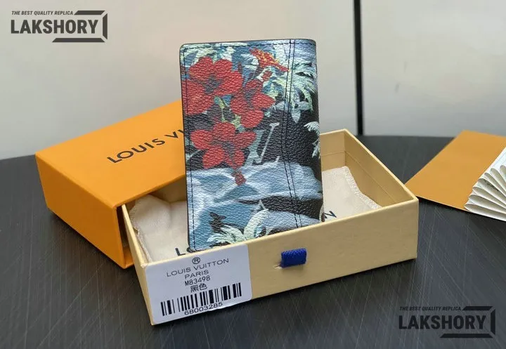 Louis Vuitton 1:1 Mirror Replica Pocket Organizer Monogram Surfin’ 7.5CM/3IN Louis Vuitton Replica Wallets Louis Vuitton 1:1 Mirror Replica Pocket Organizer Monogram Surfin’ 7.5CM/3IN Louis Vuitton Replica Wallets