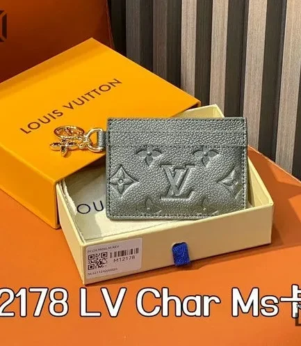 Louis Vuitton 1:1 Mirror Replica Empreinte Monogram LV Charms Card Holder 7CM/2.8IN Louis Vuitton Replica Wallets