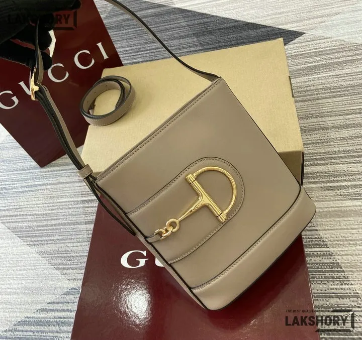 Gucci 1:1 Mirror Replica 73 Small Blue Taupe Bucket Bag 20CM/7.9IN Gucci Replica Horsebit Bags Gucci 1:1 Mirror Replica 73 Small Blue Taupe Bucket Bag 20CM/7.9IN Gucci Replica Horsebit Bags