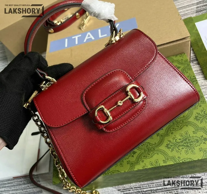Gucci 1:1 Mirror Replica Horsebit 1955 Top Handle Bag Burgundy 22CM/8.7IN Gucci Replica Horsebit Bags Gucci 1:1 Mirror Replica Horsebit 1955 Top Handle Bag Burgundy 22CM/8.7IN Gucci Replica Horsebit Bags