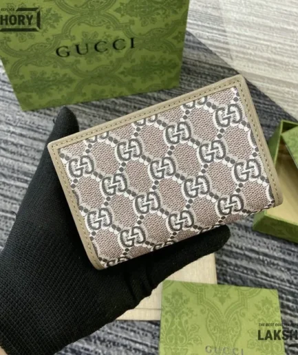Gucci 1:1 Mirror Replica GG Shadow Medium Bifold Wallet 9.5CM/3.7IN Gucci Replica Wallets