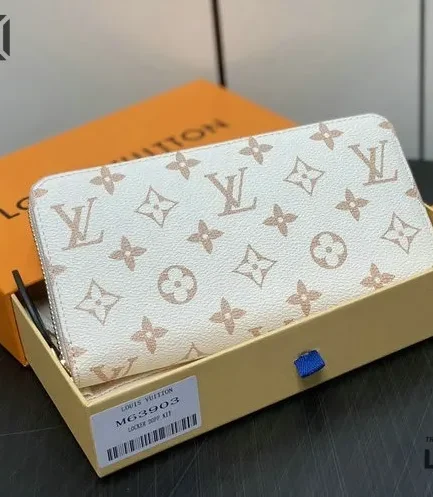 Louis Vuitton 1:1 Mirror Replica Zippy Wallet Monogram Canvas 19.5CM/7.7IN Louis Vuitton Replica Wallets
