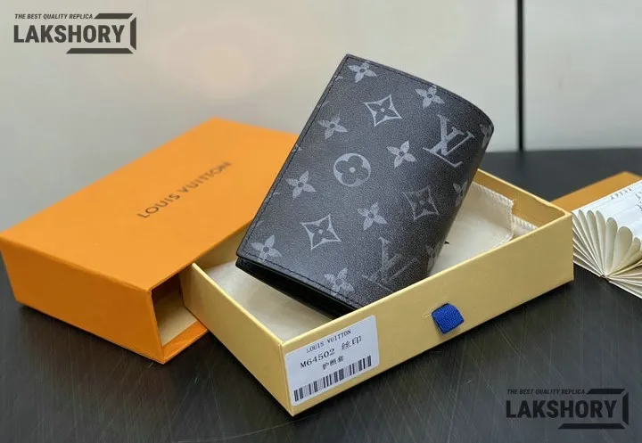 Louis Vuitton 1:1 Mirror Replica Passport Cover Monogram Canvas Black 14CM/5.5IN Louis Vuitton Replica Wallets Louis Vuitton 1:1 Mirror Replica Passport Cover Monogram Canvas Black 14CM/5.5IN Louis Vuitton Replica Wallets