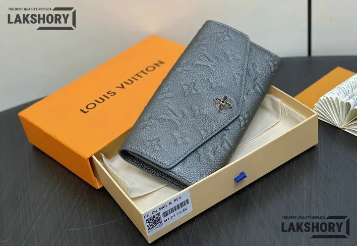 Louis Vuitton 1:1 Mirror Replica Sarah Wallet Monogram Empreinte 19CM/7.5IN Louis Vuitton Replica Wallets Louis Vuitton 1:1 Mirror Replica Sarah Wallet Monogram Empreinte 19CM/7.5IN Louis Vuitton Replica Wallets