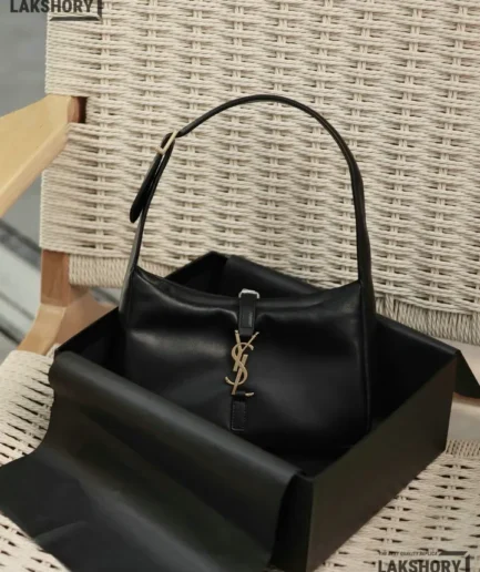 YSL 1:1 Mirror Replica Sheepskin Le 5 a 7 Shoulder Bag 25CM/9.8IN Replica Hobo Bags