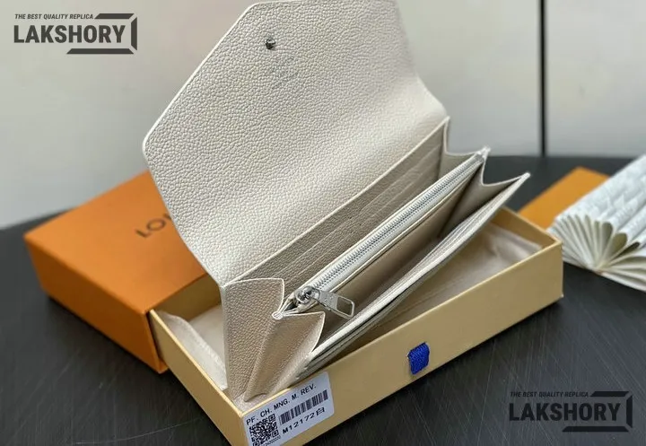 Louis Vuitton 1:1 Mirror Replica Sarah Wallet Monogram Empreinte 19CM/7.5IN Louis Vuitton Replica Wallets Louis Vuitton 1:1 Mirror Replica Sarah Wallet Monogram Empreinte 19CM/7.5IN Louis Vuitton Replica Wallets