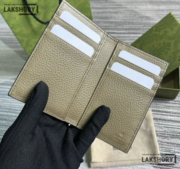 Gucci 1:1 Mirror Replica Leather Jumbo GG Card Case 7.5CM/3IN Gucci Replica Wallets Gucci 1:1 Mirror Replica Leather Jumbo GG Card Case 7.5CM/3IN Gucci Replica Wallets