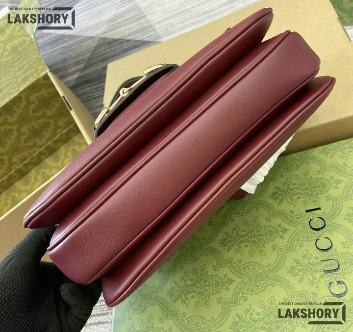 Gucci 1:1 Mirror Replica Horsebit 1955 Medium Shoulder Bag 26CM/10.2IN Gucci Replica Horsebit Bags Gucci 1:1 Mirror Replica Horsebit 1955 Medium Shoulder Bag 26CM/10.2IN Gucci Replica Horsebit Bags