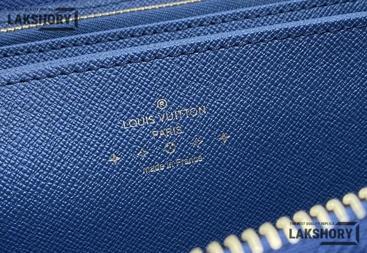 Louis Vuitton 1:1 Mirror Replica Monogram Denim Zippy Wallet NM Blue 19.5CM/7.7IN Louis Vuitton Replica Wallets Louis Vuitton 1:1 Mirror Replica Monogram Denim Zippy Wallet NM Blue 19.5CM/7.7IN Louis Vuitton Replica Wallets