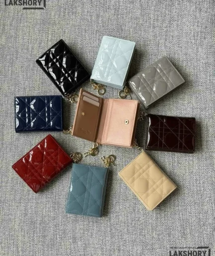 Dior 1:1 Mirror Replica Cannage Mini Lady Dior Wallet 10.5CM/4.1IN Christian Dior Replica Wallets