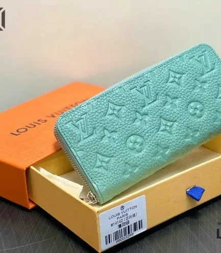 Louis Vuitton 1:1 Mirror Replica Taurillon Monogram Zippy Wallet Horizontal 19CM/7.5IN Louis Vuitton Replica Wallets