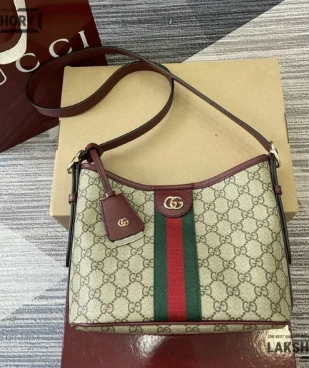 Gucci 1:1 Mirror Replica GG Ophidia Small Shoulder Bag 23CM/9.1IN Gucci Replica Ophidia Bags