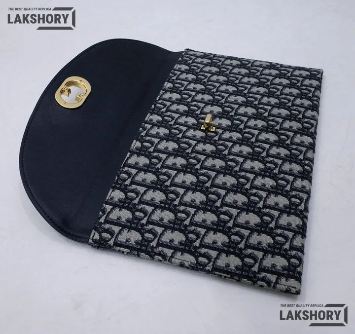 Dior 1:1 Mirror Replica Oblique 30 Montaigne Avenue Pouch With Flap Blue 30CM/11.8IN Christian Dior Replica Wallets Dior 1:1 Mirror Replica Oblique 30 Montaigne Avenue Pouch With Flap Blue 30CM/11.8IN Christian Dior Replica Wallets