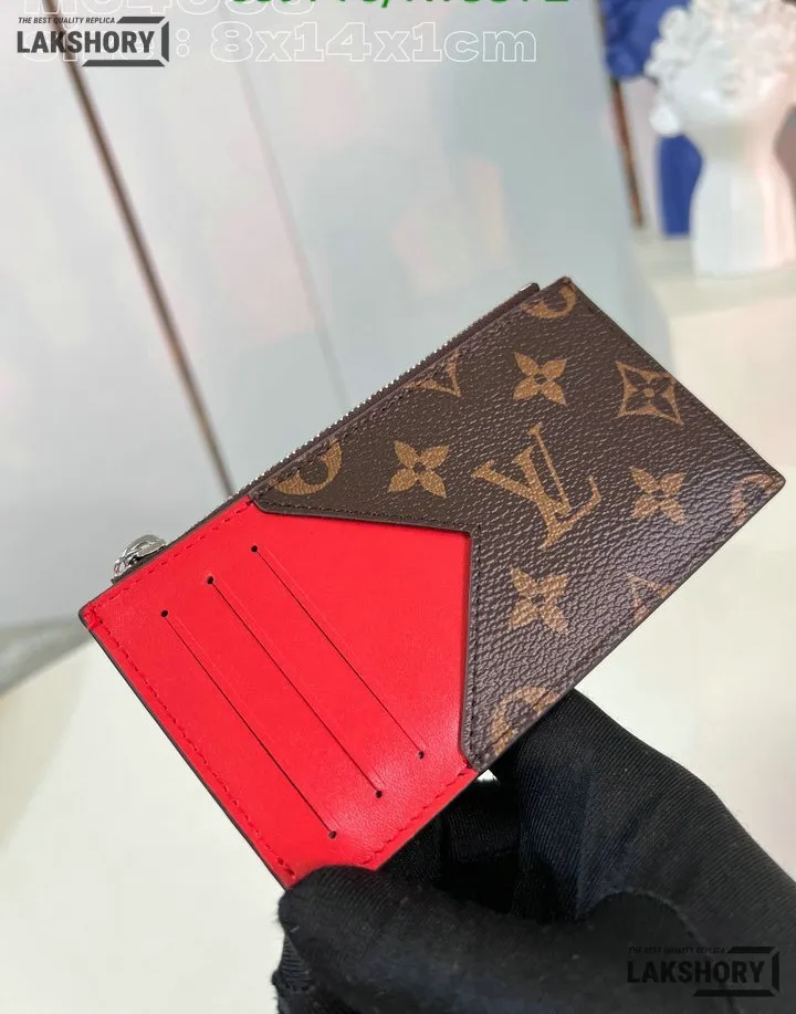 Louis Vuitton 1:1 Mirror Replica Monogram Zipped Romy Card Holder 14.5CM/5.7IN Louis Vuitton Replica Wallets Louis Vuitton 1:1 Mirror Replica Monogram Zipped Romy Card Holder 14.5CM/5.7IN Louis Vuitton Replica Wallets