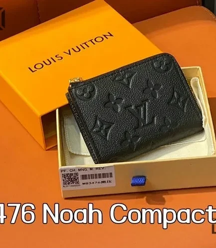 Louis Vuitton 1:1 Mirror Replica Noa Compact Wallet Monogram Canvas 11CM/4.3IN Louis Vuitton Replica Wallets