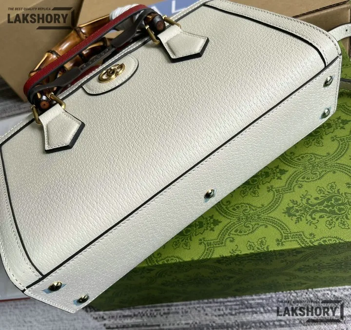Gucci 1:1 Mirror Replica Calfskin Web Small Diana Shoulder Bag 27CM/10.6IN Gucci Replica Bamboo Bags Gucci 1:1 Mirror Replica Calfskin Web Small Diana Shoulder Bag 27CM/10.6IN Gucci Replica Bamboo Bags