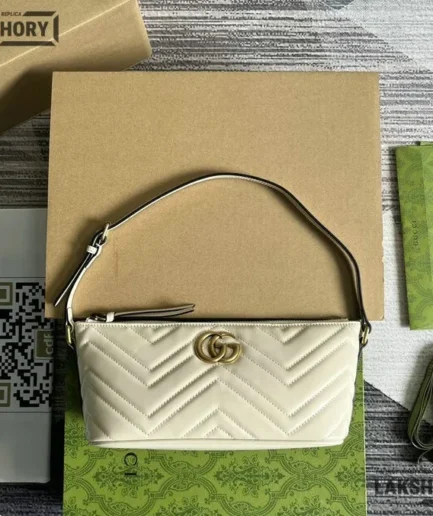 Gucci 1:1 Mirror Replica Sling Matelasse Chevron GG Marmont 23CM/9.1IN Gucci Replica Marmont Bags