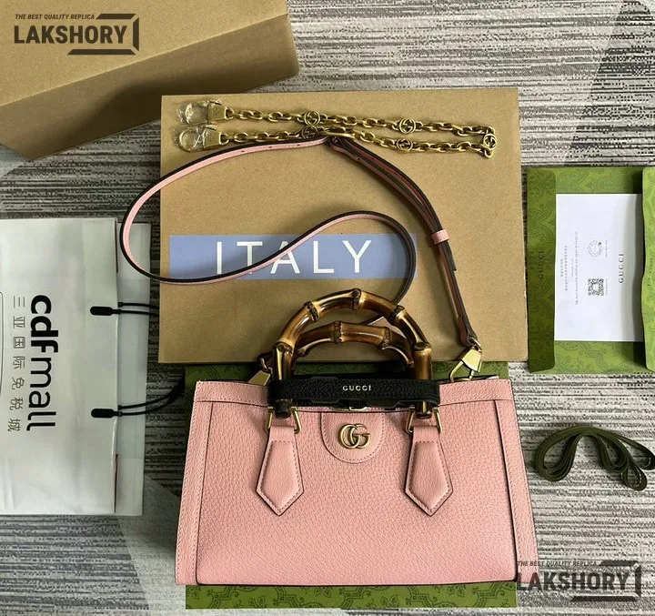 Gucci 1:1 Mirror Replica Calfskin Web Small Diana Shoulder Bag 27CM/10.6IN Gucci Replica Bamboo Bags Gucci 1:1 Mirror Replica Calfskin Web Small Diana Shoulder Bag 27CM/10.6IN Gucci Replica Bamboo Bags