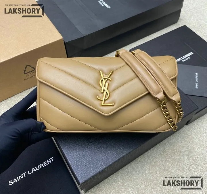 Ysl 1:1 Mirror Replica Loulou Small Matelassé Chain Bag 24CM/9.4IN Replica Crossbody Bags Ysl 1:1 Mirror Replica Loulou Small Matelassé Chain Bag 24CM/9.4IN Replica Crossbody Bags