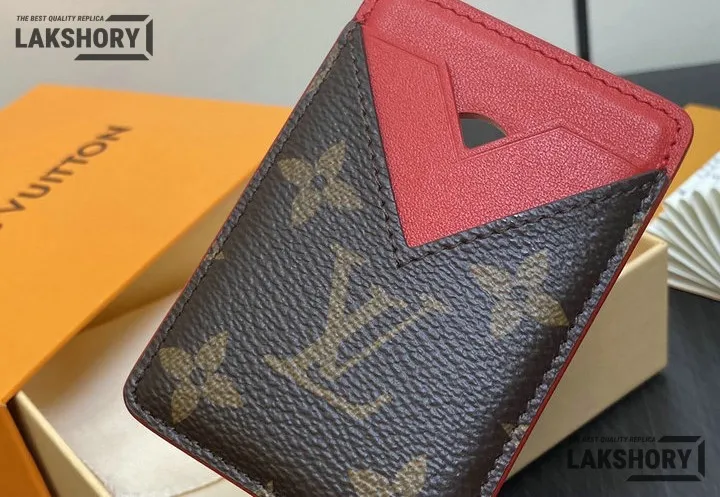 Louis Vuitton 1:1 Mirror Replica Porte-Cartes Magnet Monogram Eclipse 6.5CM/2.6IN Louis Vuitton Replica Wallets Louis Vuitton 1:1 Mirror Replica Porte-Cartes Magnet Monogram Eclipse 6.5CM/2.6IN Louis Vuitton Replica Wallets