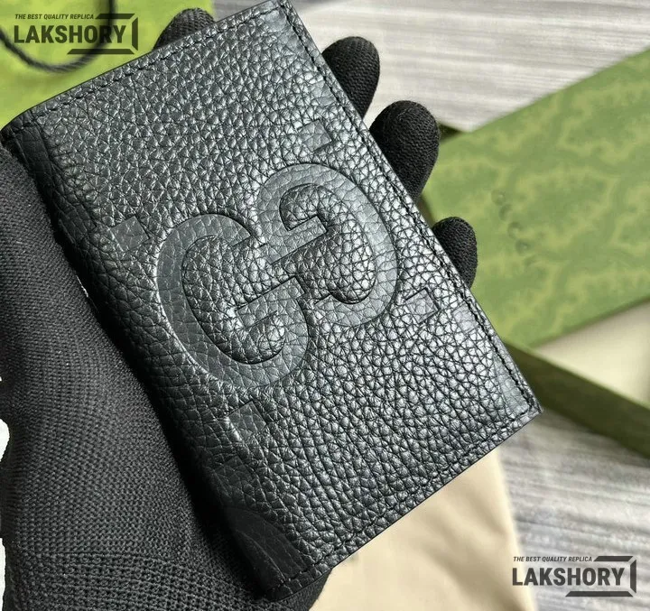 Gucci 1:1 Mirror Replica Leather Jumbo GG Card Case 7.5CM/3IN Gucci Replica Wallets Gucci 1:1 Mirror Replica Leather Jumbo GG Card Case 7.5CM/3IN Gucci Replica Wallets
