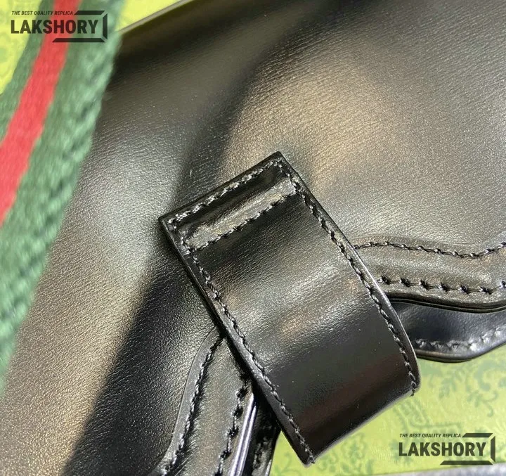 Gucci 1:1 Mirror Replica Mini Moon Side Shoulder Bag Black 24CM/9.4IN Gucci Replica Jackie Bags Gucci 1:1 Mirror Replica Mini Moon Side Shoulder Bag Black 24CM/9.4IN Gucci Replica Jackie Bags