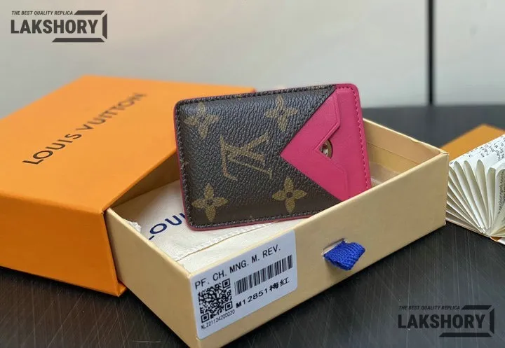 Louis Vuitton 1:1 Mirror Replica Porte-Cartes Magnet Monogram Eclipse 6.5CM/2.6IN Louis Vuitton Replica Wallets Louis Vuitton 1:1 Mirror Replica Porte-Cartes Magnet Monogram Eclipse 6.5CM/2.6IN Louis Vuitton Replica Wallets