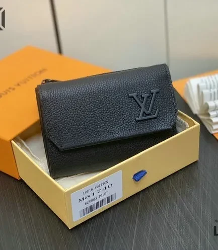 Louis Vuitton 1:1 Mirror Replica Slender Pilot LV Aerogram 11CM/4.3IN Louis Vuitton Replica Wallets