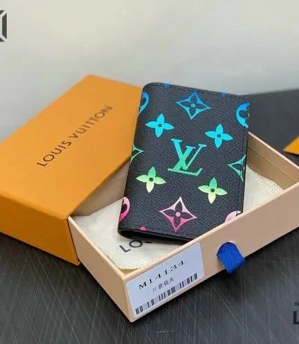 Louis Vuitton 1:1 Mirror Replica Pocket Organizer Monogram Iridescent Gradient Black 7.5CM/3IN Louis Vuitton Replica Wallets Louis Vuitton 1:1 Mirror Replica Pocket Organizer Monogram Iridescent Gradient Black 7.5CM/3IN Louis Vuitton Replica Wallets
