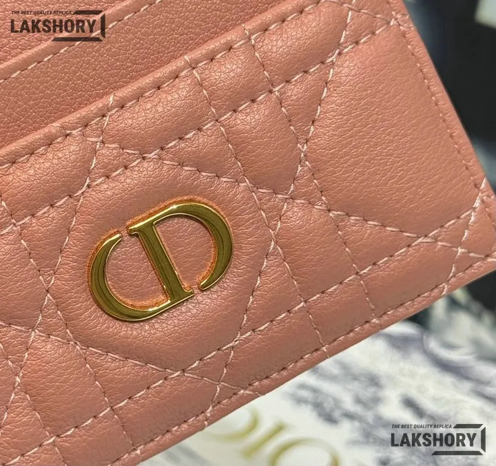 Dior 1:1 Mirror Replica Dior Caro Freesia Card Holder Christian Dior Replica Wallets Dior 1:1 Mirror Replica Dior Caro Freesia Card Holder Christian Dior Replica Wallets