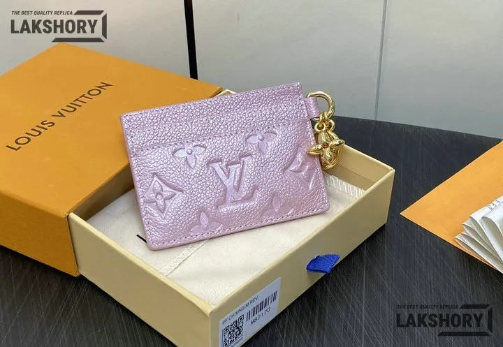Louis Vuitton 1:1 Mirror Replica Monogram LV Charms Card Holder 7CM/2.8IN Louis Vuitton Replica Wallets Louis Vuitton 1:1 Mirror Replica Monogram LV Charms Card Holder 7CM/2.8IN Louis Vuitton Replica Wallets