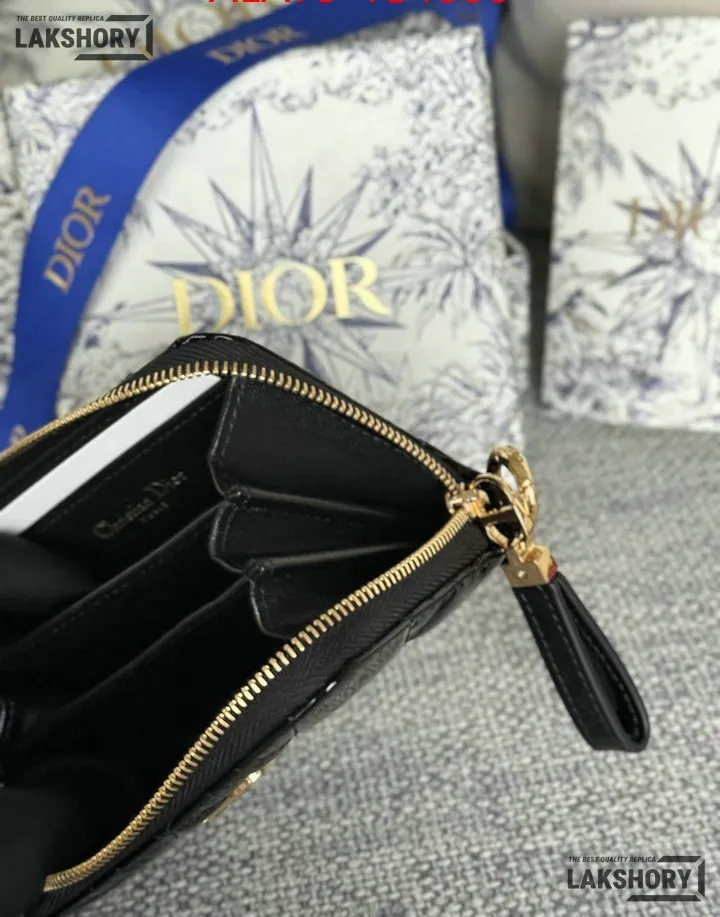 Dior 1:1 Mirror Replica Dior Microcannage Patent Leather Croisiere Wallet on Chain 11CM/4.3IN Christian Dior Replica Wallets Dior 1:1 Mirror Replica Dior Microcannage Patent Leather Croisiere Wallet on Chain 11CM/4.3IN Christian Dior Replica Wallets