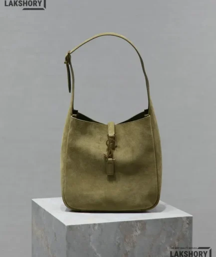 YSL 1:1 Mirror Replica Small Supple Suede Le 5 A 7 Bag 23CM/9.1IN Replica Hobo Bags