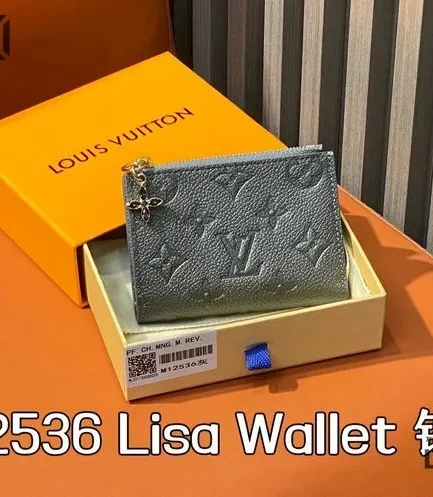 Louis Vuitton 1:1 Mirror Replica Lisa Wallet Monogram Empreinte 11.5CM/4.5IN Louis Vuitton Replica Wallets