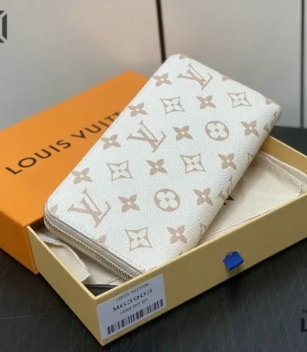 Louis Vuitton 1:1 Mirror Replica Zippy Wallet Monogram Canvas 19.5CM/7.7IN Louis Vuitton Replica Wallets