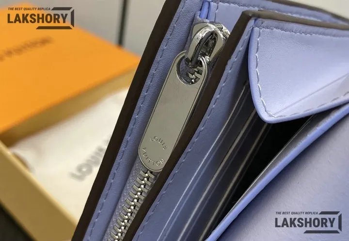 Louis Vuitton 1:1 Mirror Replica Mahina Degrade Iris Compact Wallet NM Blue 12CM/4.7IN Louis Vuitton Replica Wallets Louis Vuitton 1:1 Mirror Replica Mahina Degrade Iris Compact Wallet NM Blue 12CM/4.7IN Louis Vuitton Replica Wallets